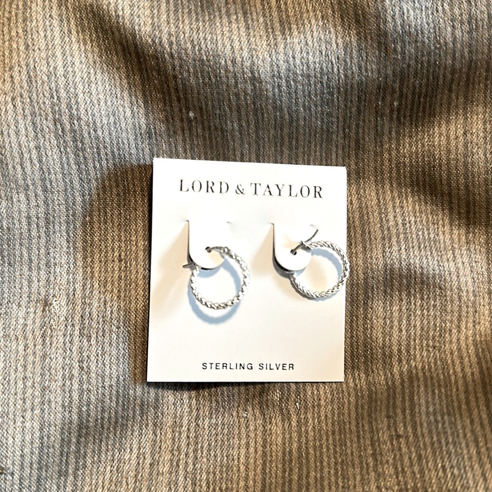 NBW - Sterling silver hoop earrings